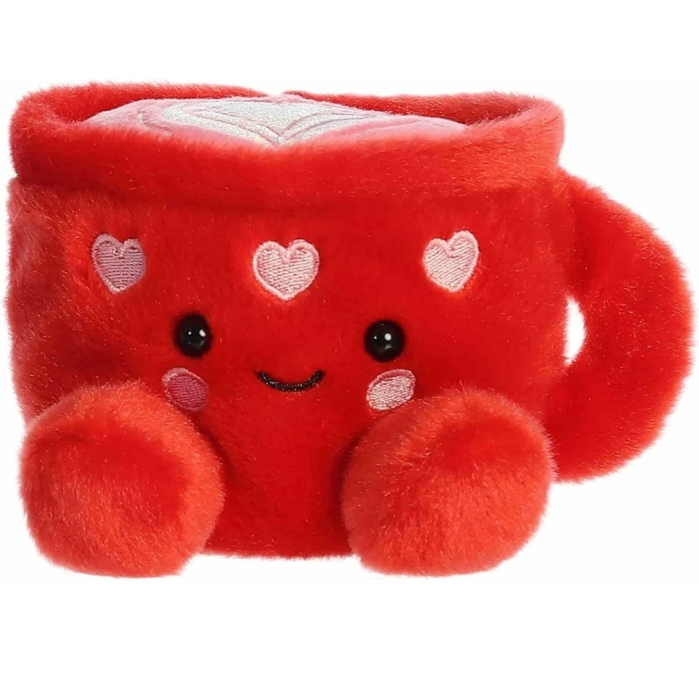 Kids Aurora Lotti Love The Latte 5" Palm Pal Plush Valentines Day Plush NEW